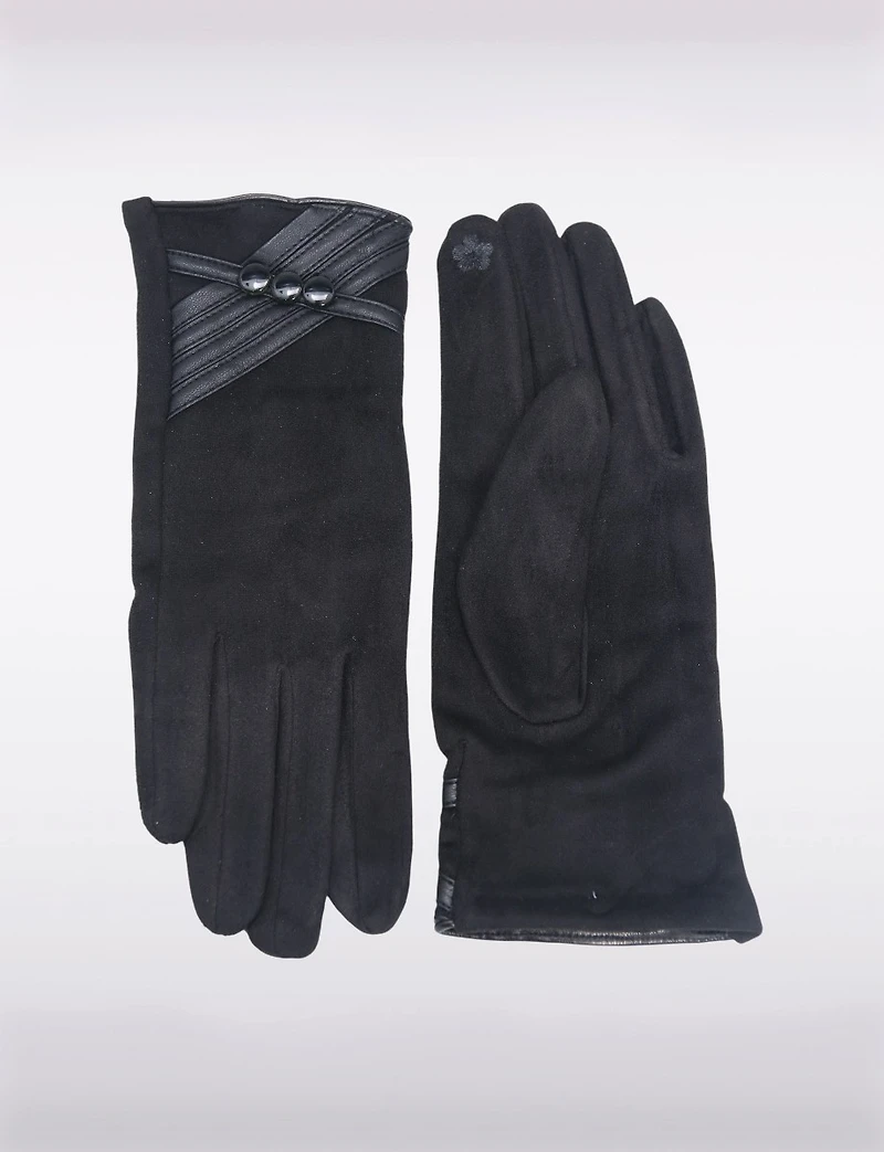 Gants Suède Faux Boxing Day par Saki | Manteaux Manteaux