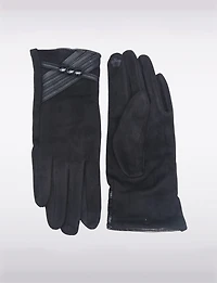 Gants Suède Faux Boxing Day par Saki | Manteaux Manteaux