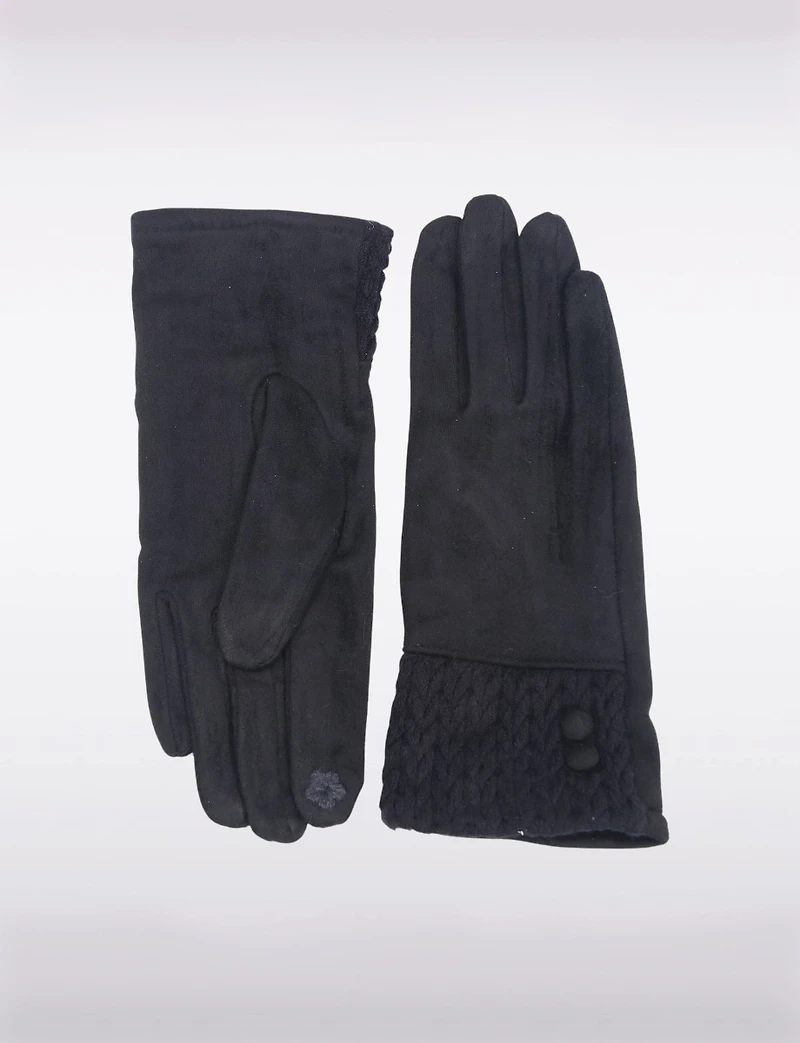 Gants Faux Suede Offres Boxing Day par Saki | Manteaux Manteaux