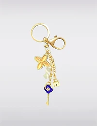 Porte-Clés & Accessoire de Sac Raffiné Doré Chic – Brillantes et Luxueuses