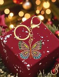 Porte-clé Votre Papillon Arc-en-ciel Boxing day Deals par Saki | Manteaux Manteaux