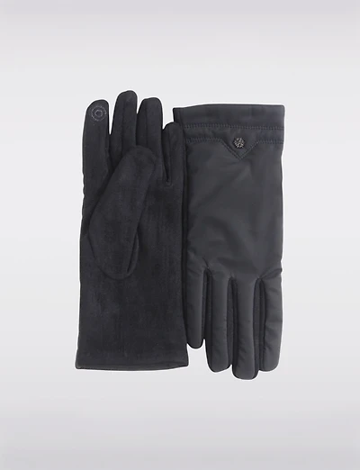Gants Extensibles Doublés Compatibles Écran Tactile En Suéde Synthétique