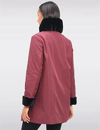 Manteau Reversible Fourrure Faux Boxing Day par Saki | Manteaux