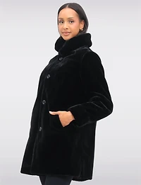 Manteau Reversible Fourrure Faux Boxing Day par Saki | Manteaux