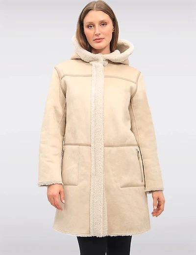 Manteau Reversible Simili Cuir Boxing Day par Saki | Manteaux