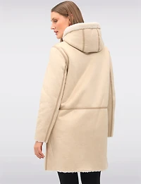 Manteau Reversible Simili Cuir Boxing Day par Saki | Manteaux