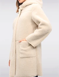 Manteau Reversible Simili Cuir Boxing Day par Saki | Manteaux