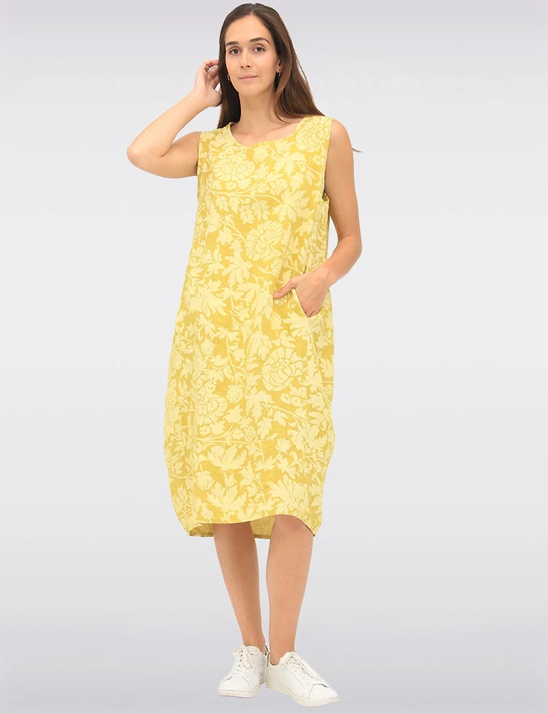 Robe Lin Sans Manches Froccella