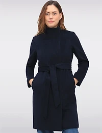 Manteau Laine Mélangée Cole Haan