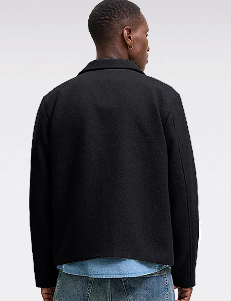 Veste Noire Homme en Twill par Jack & Jones