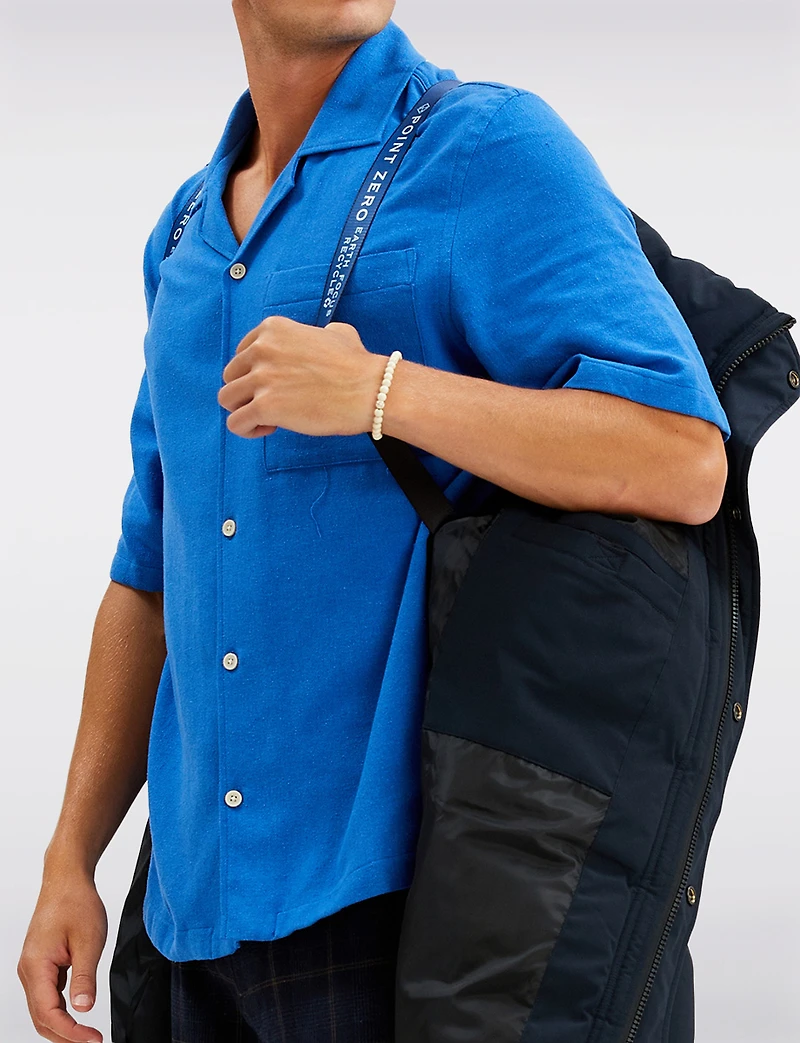 Végan Doudoune Longue Eco-Duvet Avec Capuche Rembourrée Amovible par Point Zero