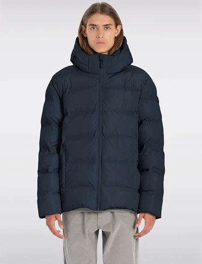 Manteau d’Hiver Léger pour Homme en Duvet Écologique avec Capuche par Point Zero