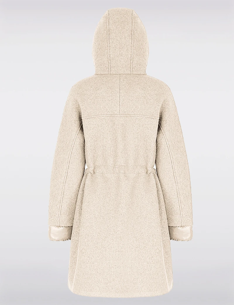 Manteau Boucle Capuche Boxing Day par GEOX RESPIRA | Manteaux