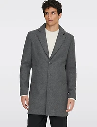 Manteau Laine Recyclée Only Sons