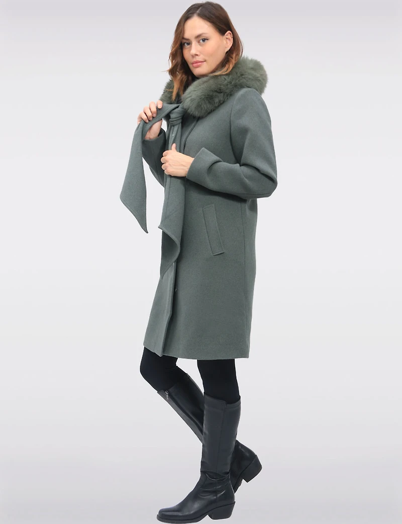 Manteau Laine Boxe Boxing Day par Styla | Manteaux
