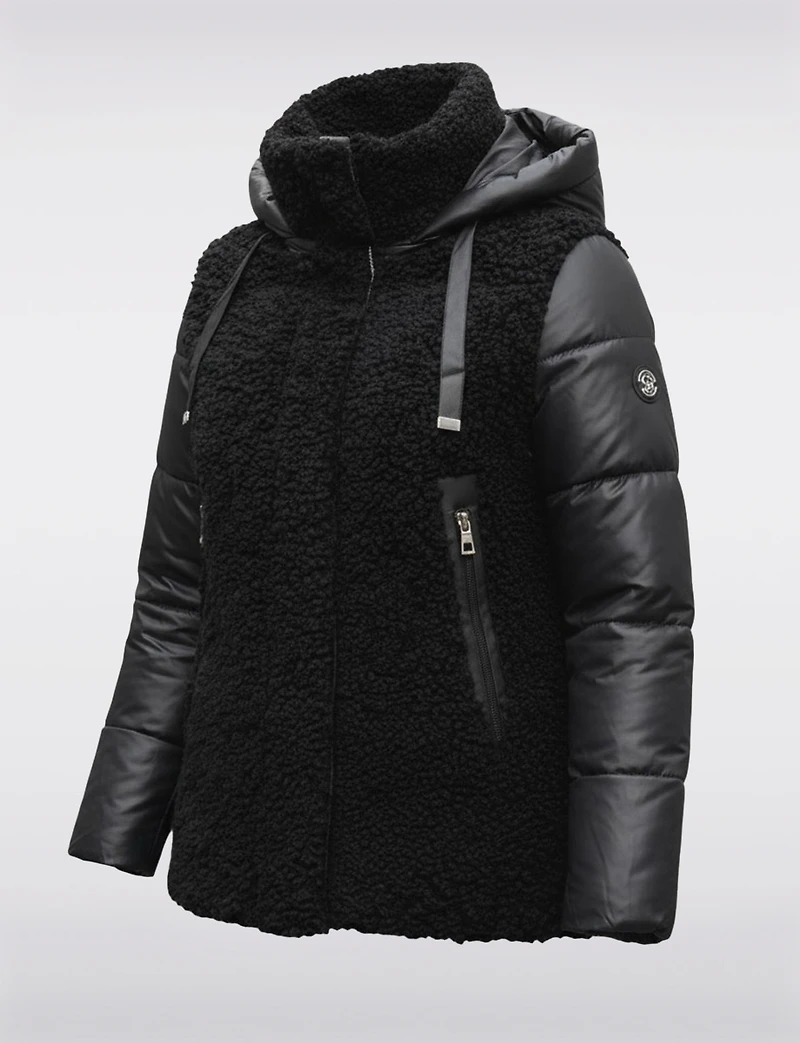 Veste Capuche Puffer Boxing day Deals par Saki | Manteaux Manteaux