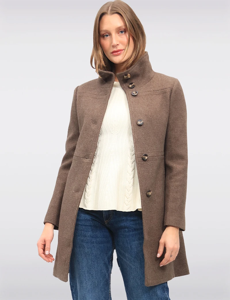 Manteau Laine Mélange Boxing day Deals par Saki | Manteaux
