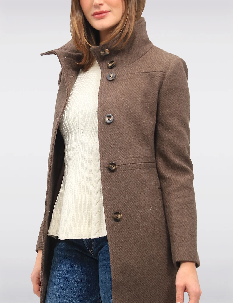 Manteau Laine Mélange Boxing day Deals par Saki | Manteaux