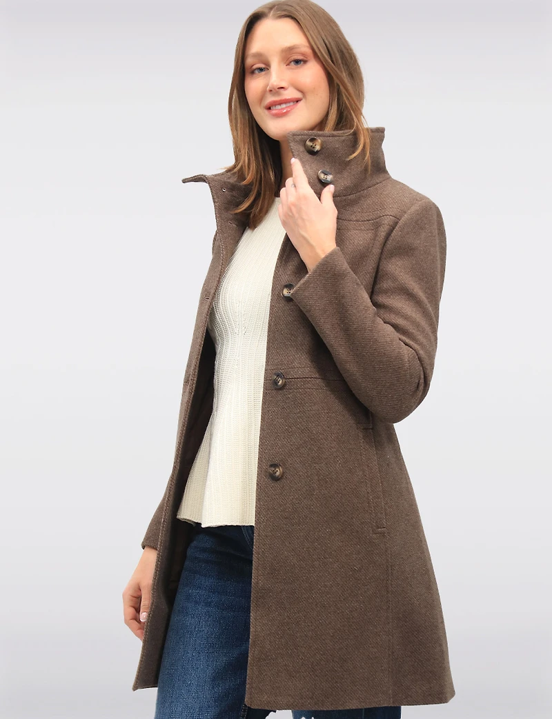 Manteau Laine Mélange Boxing day Deals par Saki | Manteaux