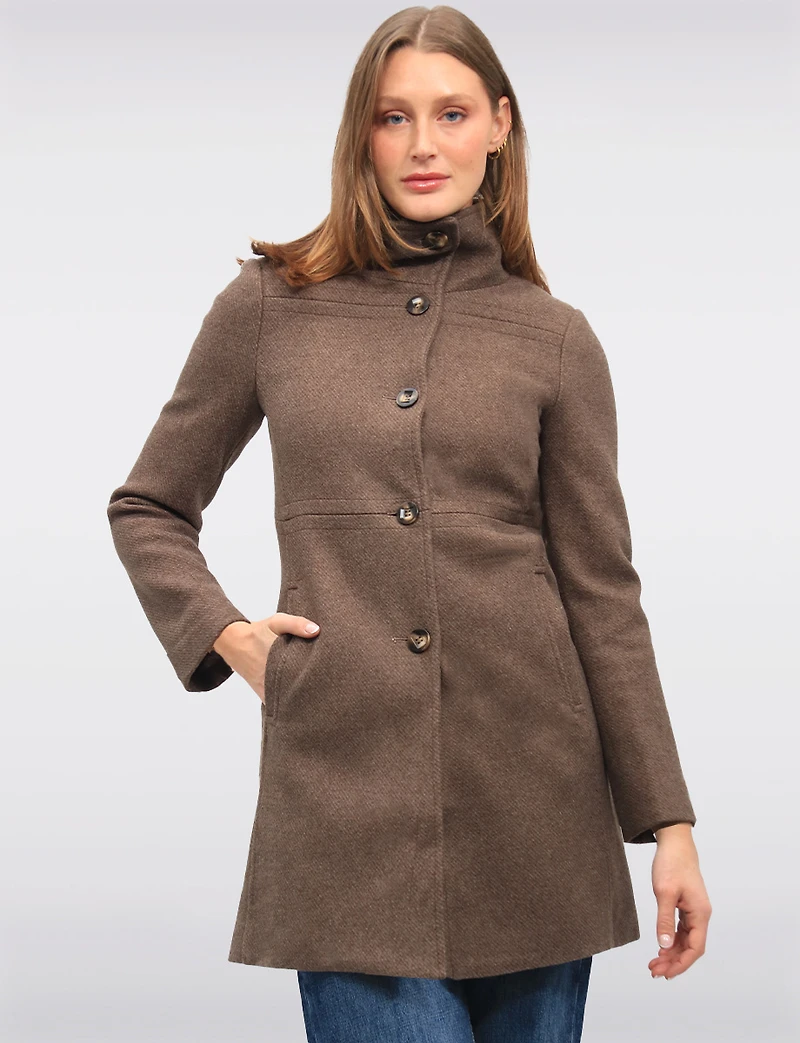 Manteau Laine Mélange Boxing day Deals par Saki | Manteaux