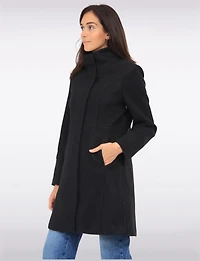 Manteau Mi-Long Laine Florence par Saki