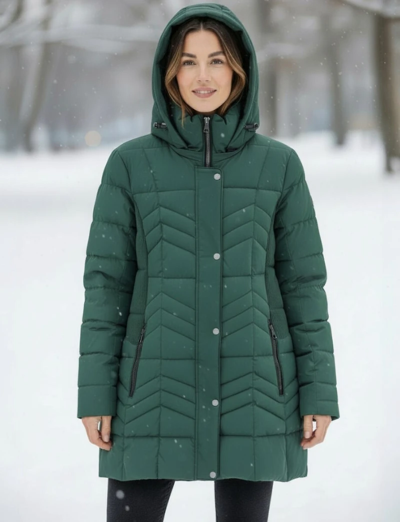 Veste Chevron Matelassée Boxing day par Saki | Manteaux