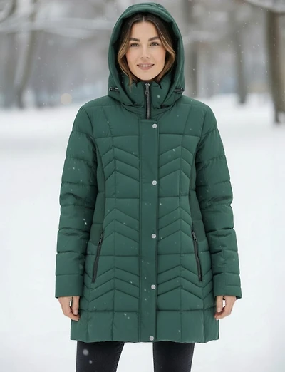 Veste Chevron Matelassée Boxing day par Saki | Manteaux