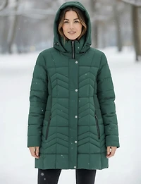 Veste Chevron Matelassée Boxing day par Saki | Manteaux