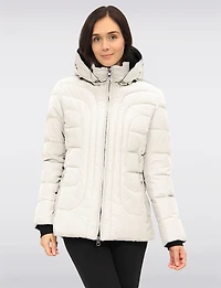 Doudoune Lenni Polyloft® Avec Capuche Et Col Doublée De Fourrure Vegan Par Saki