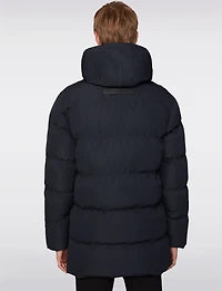 Parka Matelassée Recyclée & Coupe-Vent avec Capuchon Amovible par Projek Raw