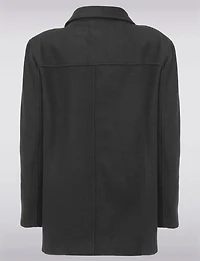 Manteau Laine Simple Boutonnage par Saki