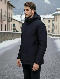 Veste Convertible 3-en-1 Avec Capuche Amovible & Puffer Détachable par Saki