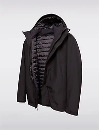 Veste Convertible 3-en-1 Avec Capuche Amovible & Puffer Détachable par Saki