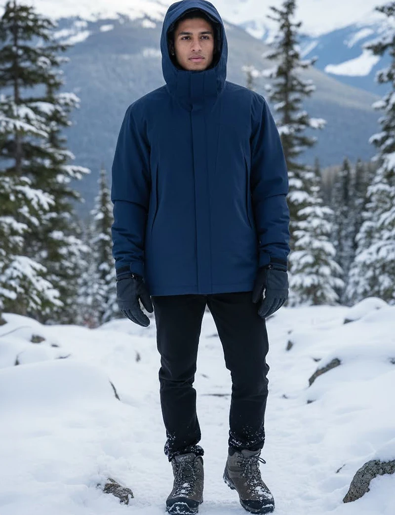 Veste Convertible 3-en-1 Avec Capuche Amovible & Puffer Détachable par Saki