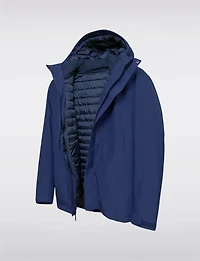 Veste Convertible 3-en-1 Avec Capuche Amovible & Puffer Détachable par Saki