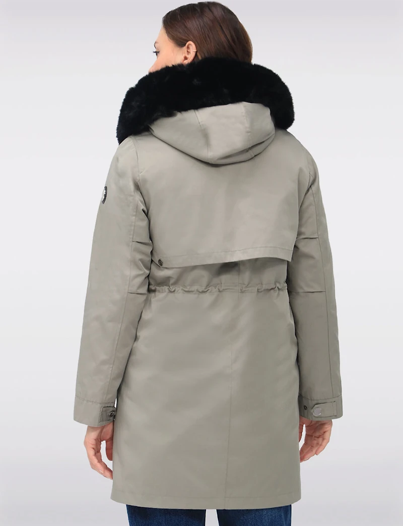 Manteau Capuche 3-en-1 Vegan Celia par Saki