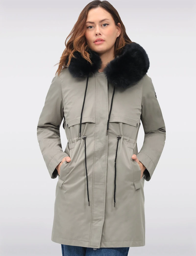 Manteau Capuche 3-en-1 Vegan Celia par Saki