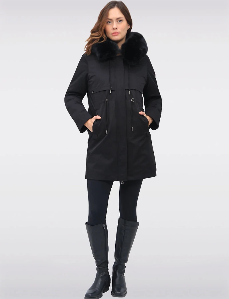 Manteau Capuche 3-en-1 Vegan Celia par Saki