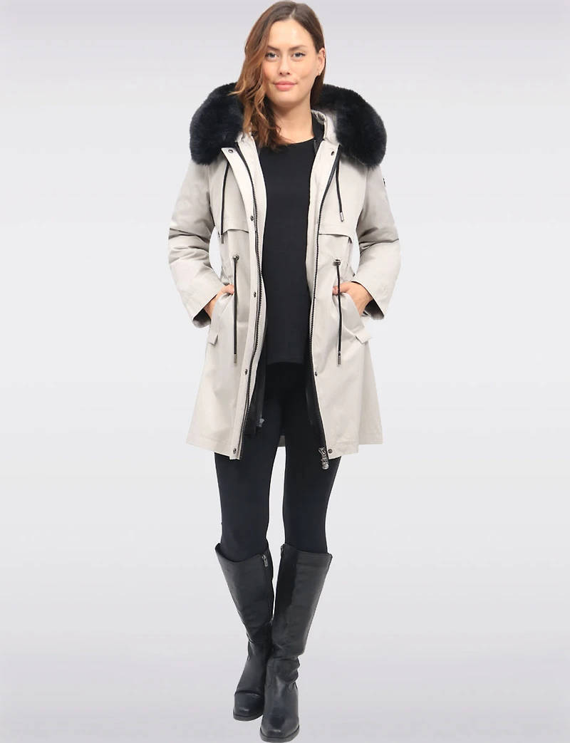 Manteau Capuche 3-en-1 Vegan Celia par Saki