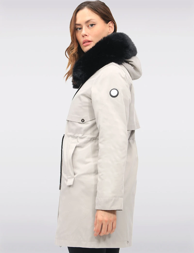 Manteau Capuche 3-en-1 Vegan Celia par Saki