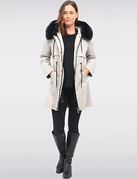 Manteau Capuche 3-en-1 Vegan Celia par Saki