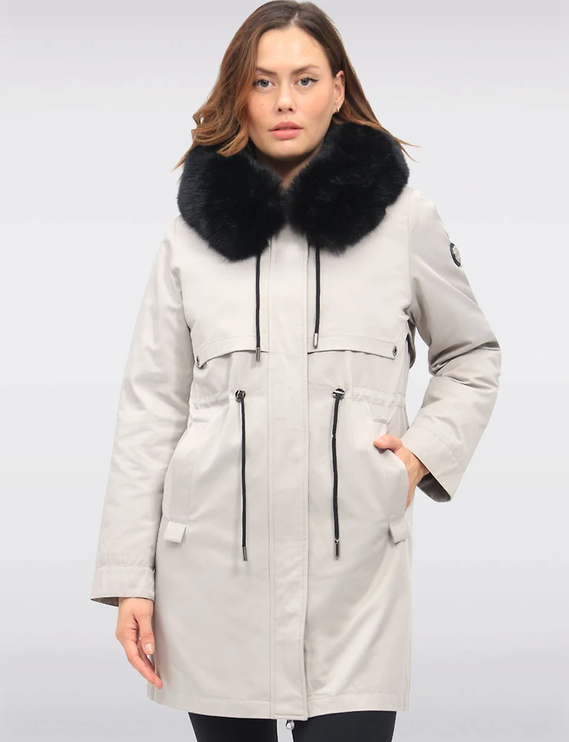 Manteau Capuche 3-en-1 Vegan Celia par Saki