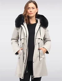 Manteau Capuche 3-en-1 Vegan Celia par Saki