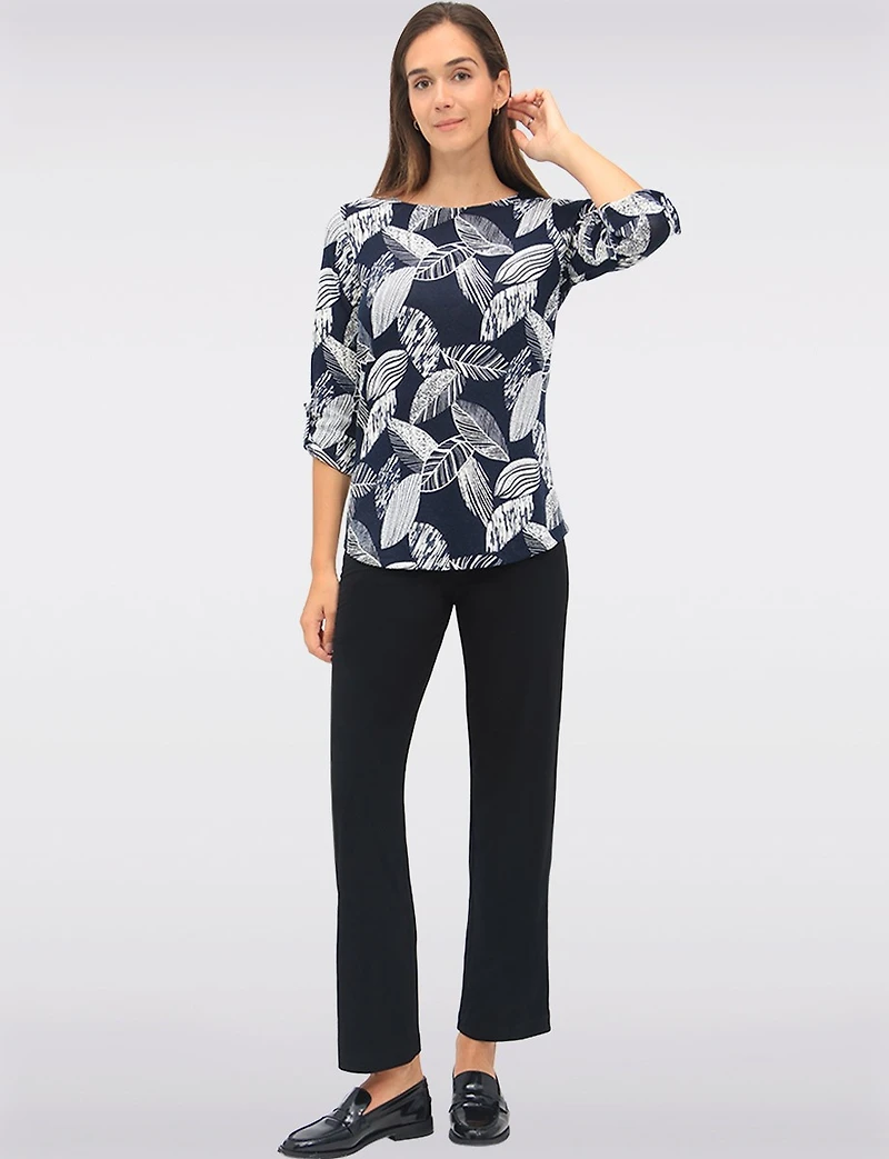 Haut Maille Print Feuillage Boxing day Deals par Perle | Manteaux