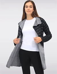 Cardigan Dévoilé Drapé Boxing day Deals par Perle | Manteaux