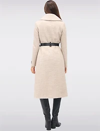 Manteau Long Bouclé Jenny par Sicily