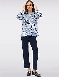 Pantalon Élastique Taille Haute par Perle