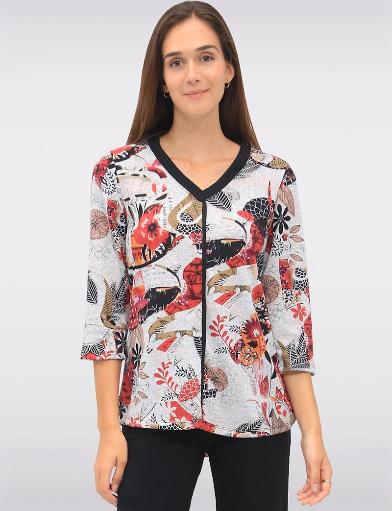 Haut Tricot 3/4 Manche Boxing day Offres par Perle | Manteaux