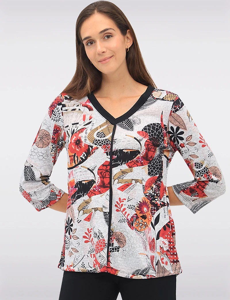 Haut Tricot 3/4 Manche Boxing day Offres par Perle | Manteaux