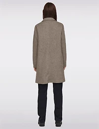 Manteau Tricot Col Cranté par Only